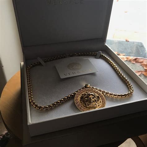 versace kette original|Versace ketting heren.